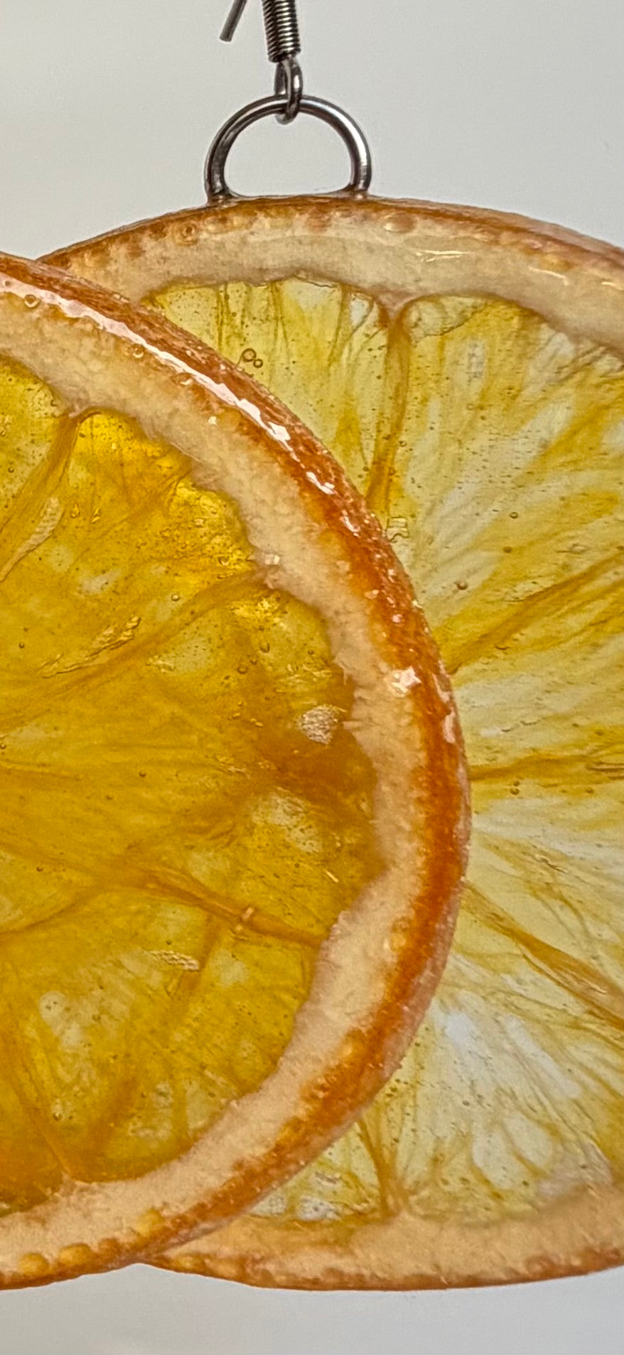 (Merch) Orange slice earrings