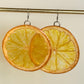 (Merch) Orange slice earrings