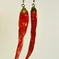 (Merch) Red pepper earrings